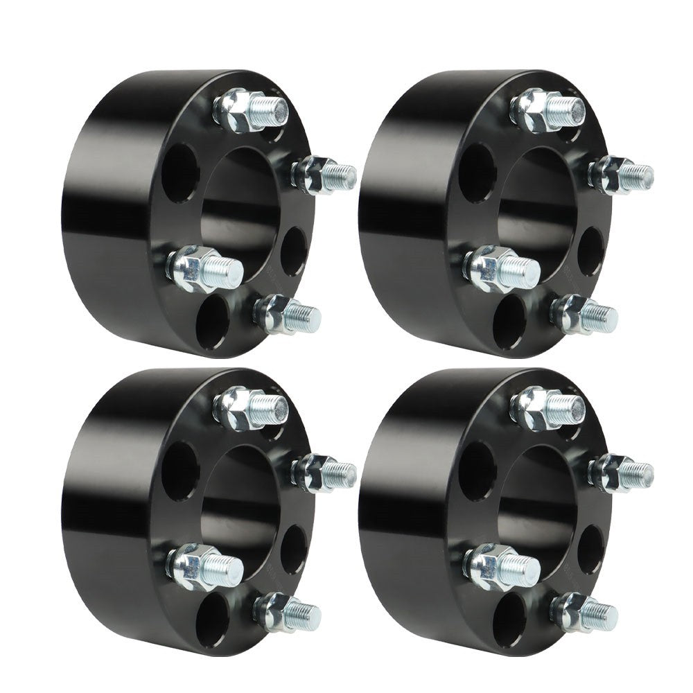 2" 4x4 Wheel Spacers For Golf Cart  GO Club Car 1/2"x20 Studs 4Pc Black ATV
