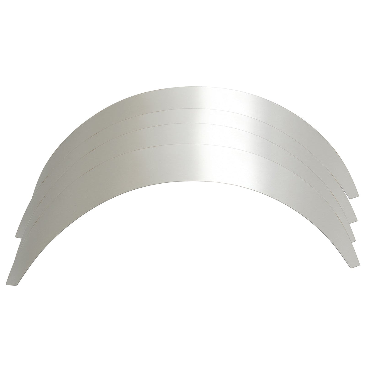 Steel Universal Anti-Rust Oil Metal Fender Flares 2" Wide 4-piece set