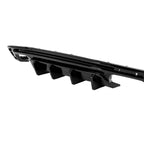 Rear Bumper Lip Diffuser Glossy Black For Chevrolet Camaro SS LT LS 2016-2024