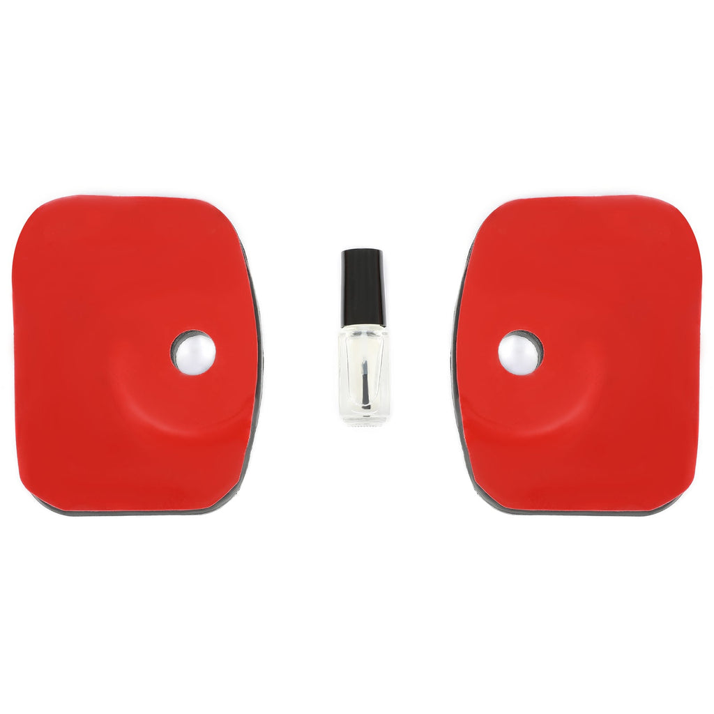 2Pcs Roof Rail Pads For Ford Transit Extended Van PE Plastic Black