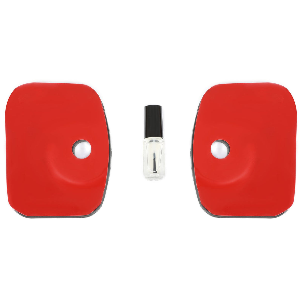 2Pcs Roof Rail Pads For Ford Transit Extended Van PE Plastic Black