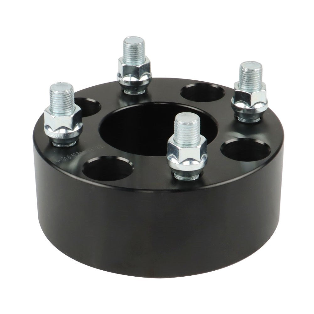 2" 4x4 Wheel Spacers For Golf Cart  GO Club Car 1/2"x20 Studs 4Pc Black ATV