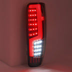 Black For 2004-2012 Chevy Colorado GMC Canyon LED Tube Tail Lights Brake Lamps