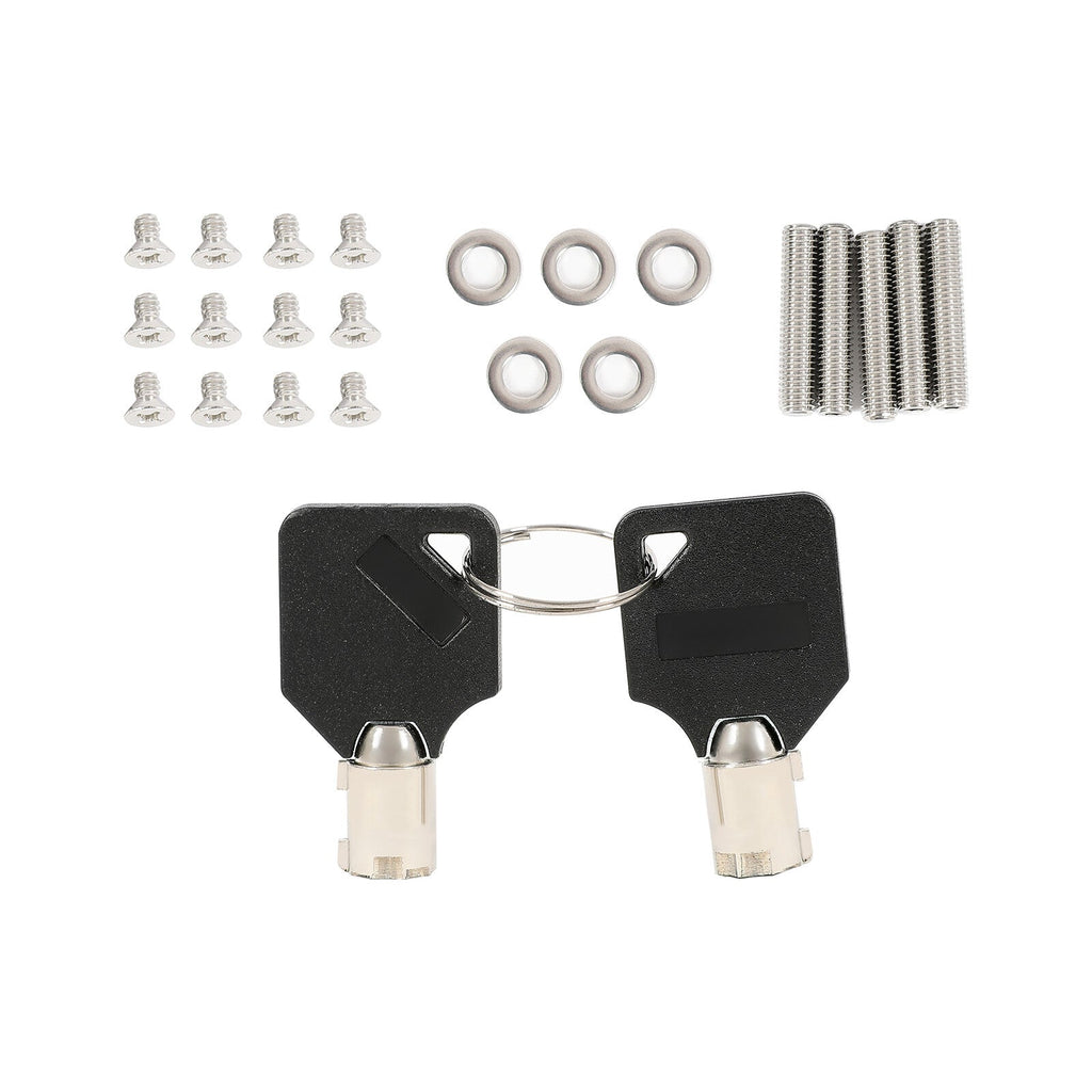 For Hummer H2 2003-2009 Locking Fuel Door Gas Tank Cap Cover Aluminum Chrome