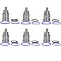 6X Fuel Injector Sleeve Cup Set 21515329 21401136 for Volvo D16 D13 D11