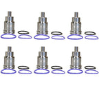 6X Fuel Injector Sleeve Cup Set 21515329 21401136 for Volvo D16 D13 D11