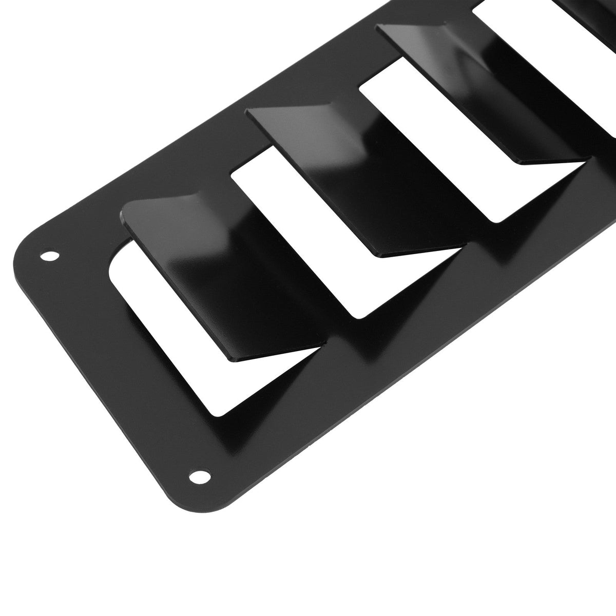 Universal Car Parts Hood Louver Vent Scoop Panel Set Hood Cooling Kit Black