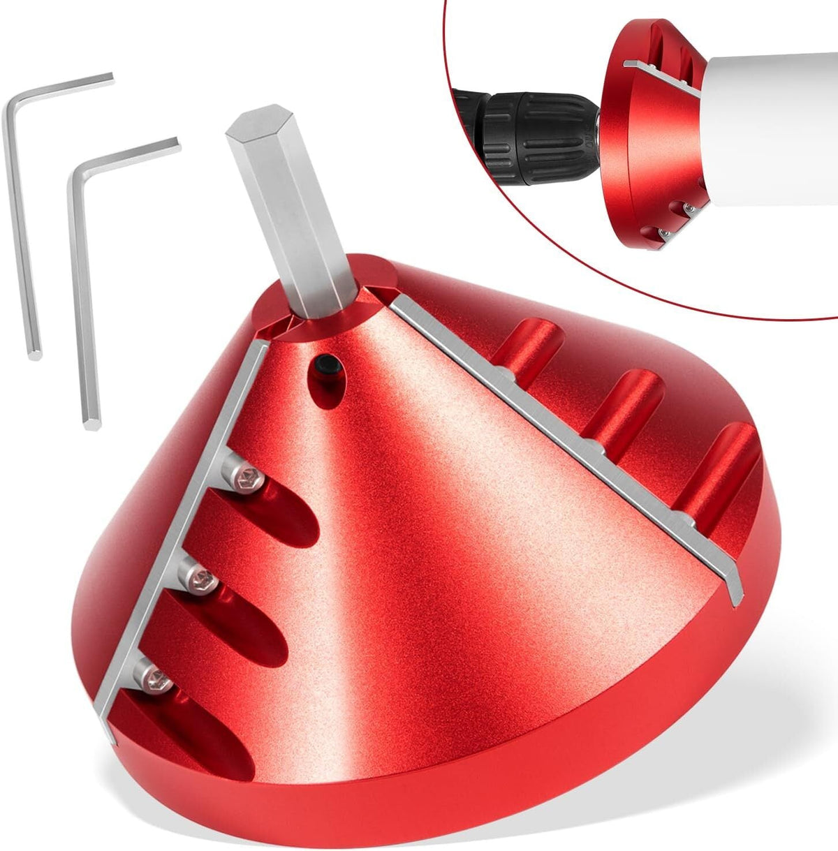 2 in 1 Inner-Outer PVC Deburring Tool PVC Chamfer Tool for PVC, CPVC, ABS, PP,PE