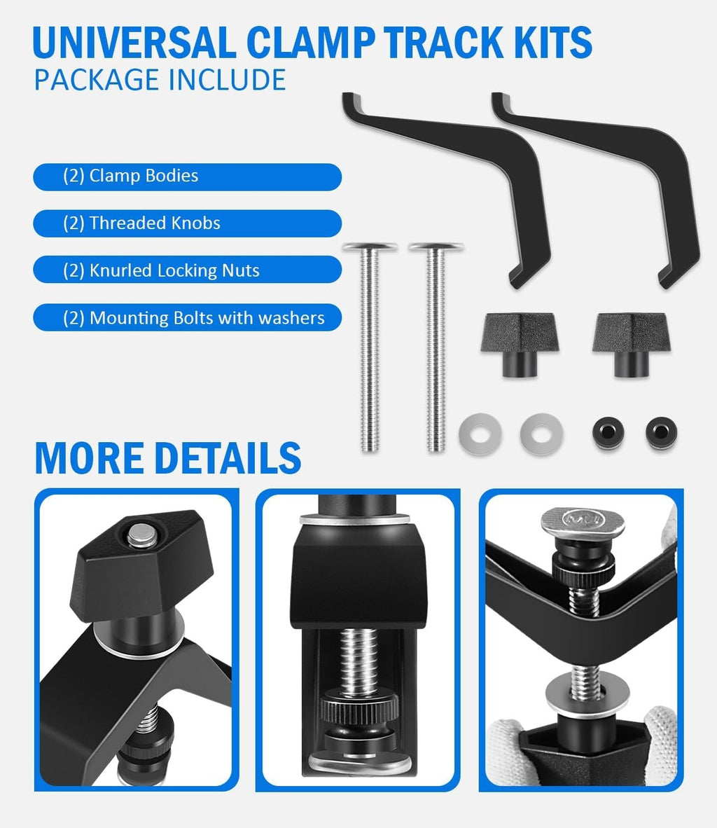 For Kreg Track Clamps Fit Accu-Cut Saw Guide Clamp Trak Mini Trak KMA7520 2 Pack