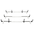 3-Bars Cargo Van High Ladder Roof Rack For Nissan NV 1500 2500 3500 750 lbs
