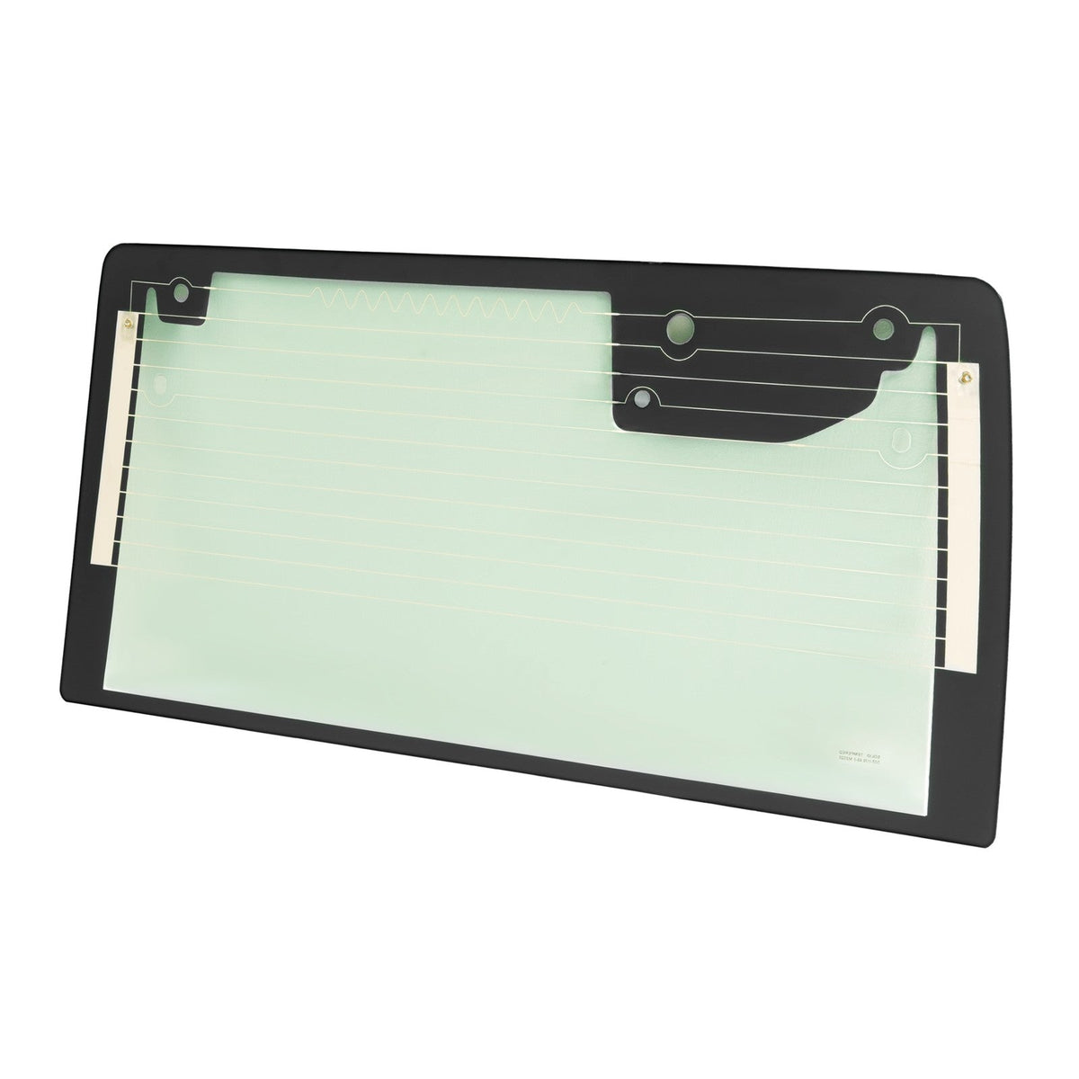 Rear Window Tempered Glass Light Green W/Heated For Jeep Wrangler 2 & 4Dr 07-10