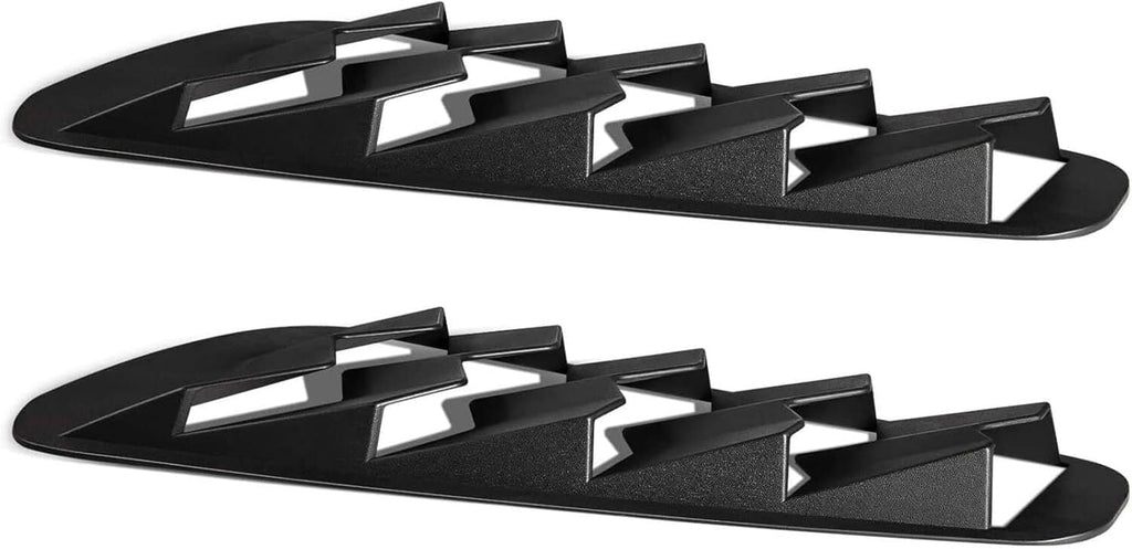 2Pcs/Set Quarter Side Window Louvers Sun Shade Cover for Ford Mustang 2005-2014