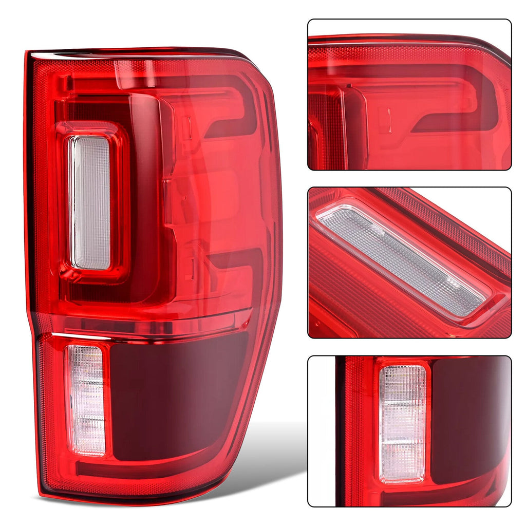 Right Passenger LED Tail Light Lamp For Ford Ranger XLT XL 2019-23 W/Blind Spot