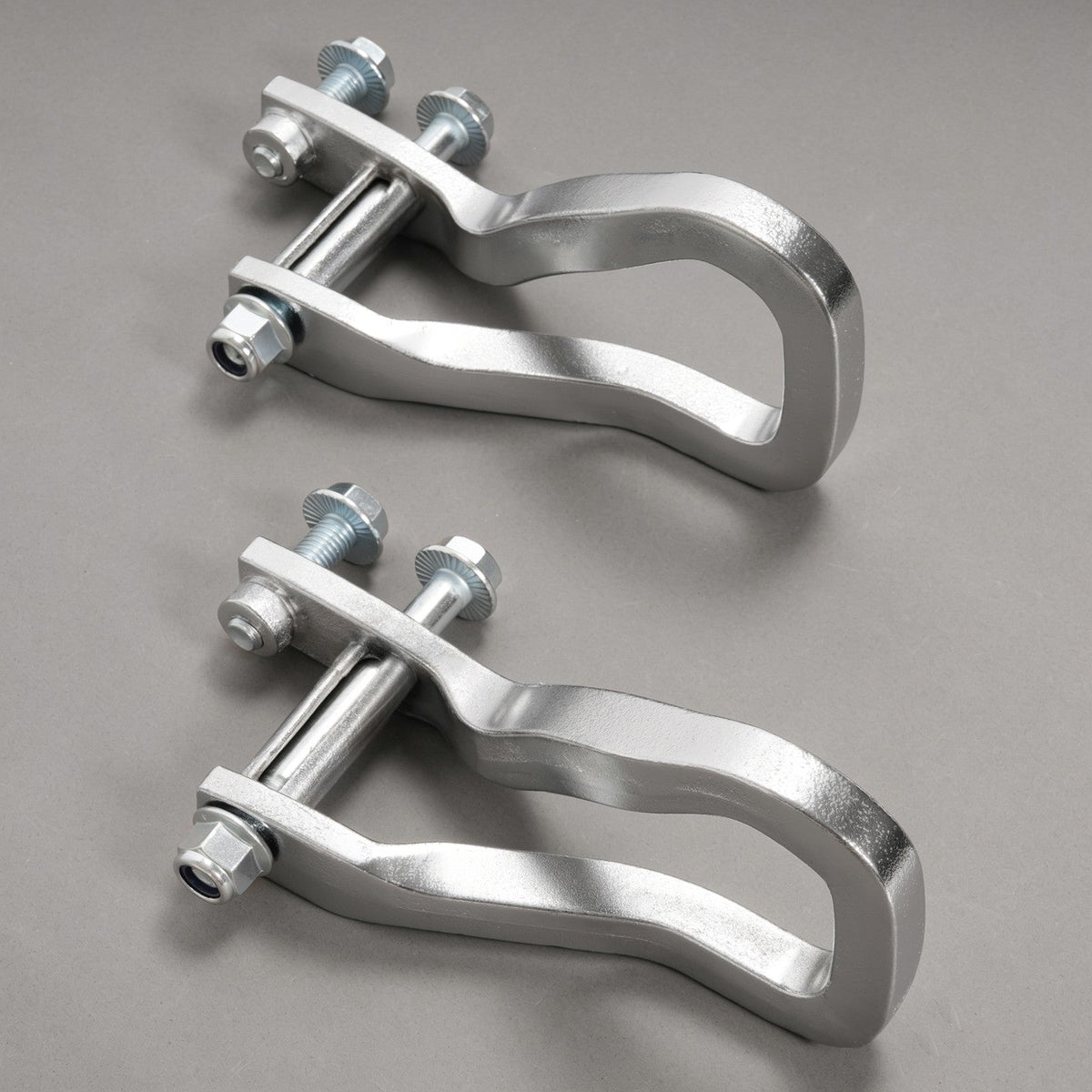 2X Front Chrome Tow Recovery Hooks w/Bolts #84195902 For GMC Sierra 1500 2019-26