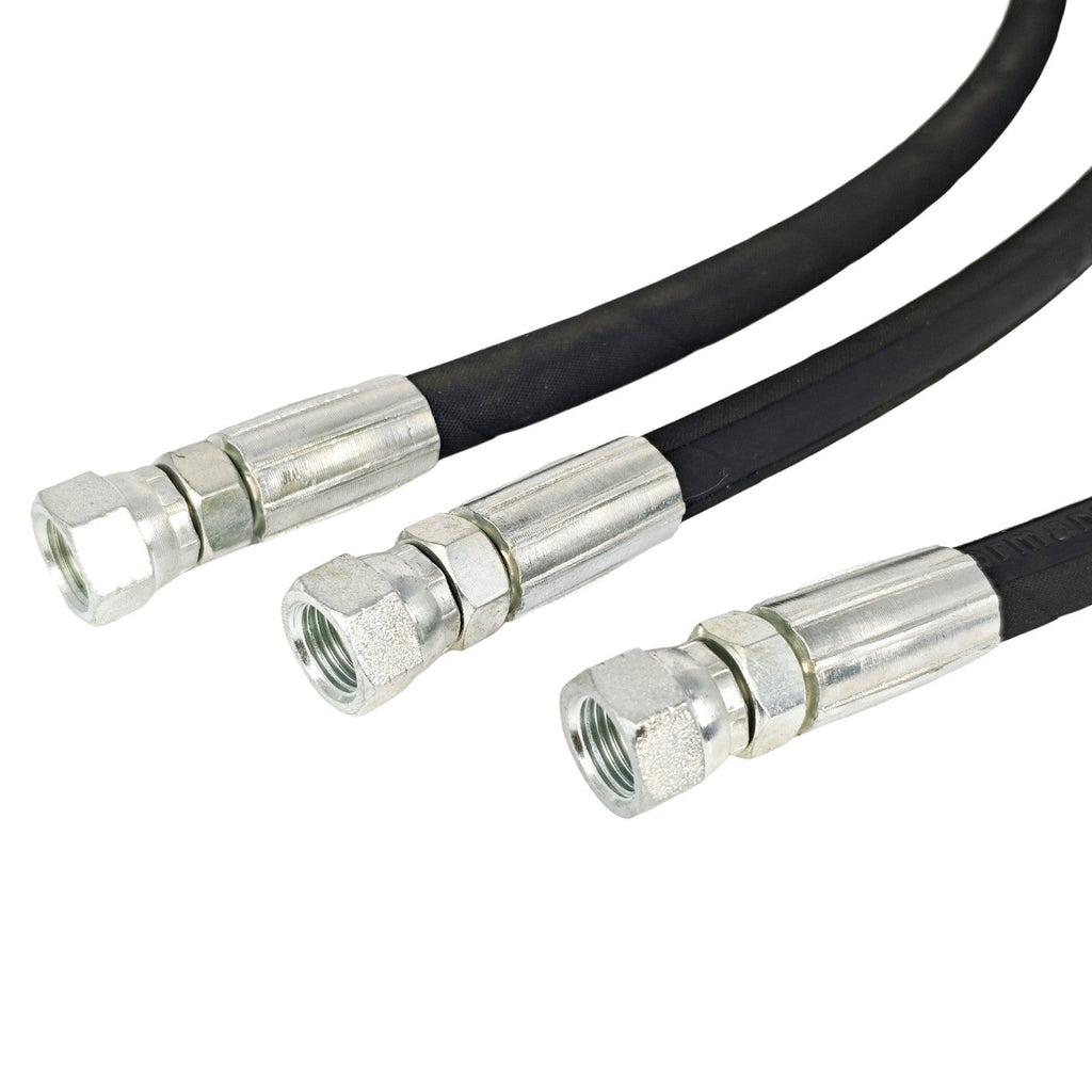 1/4"x42" & 1/4"x16" Heavy Duty Snow Plow Hose Kit Fit for Western 56617 56616