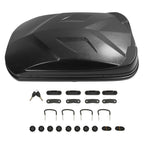 15 Cubic Hard Shell Roof Top Mount Car Storage Travel Luggage Box Cargo Carrier