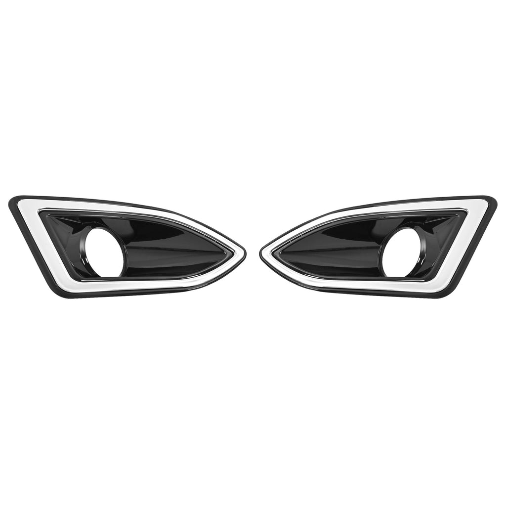 Fog Light Trim Bezel Cover Left & Right Pair For Ford Edge 2015 2016 2017 2018