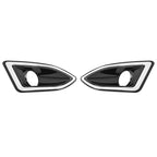 Fog Light Trim Bezel Cover Left & Right Pair For Ford Edge 2015 2016 2017 2018
