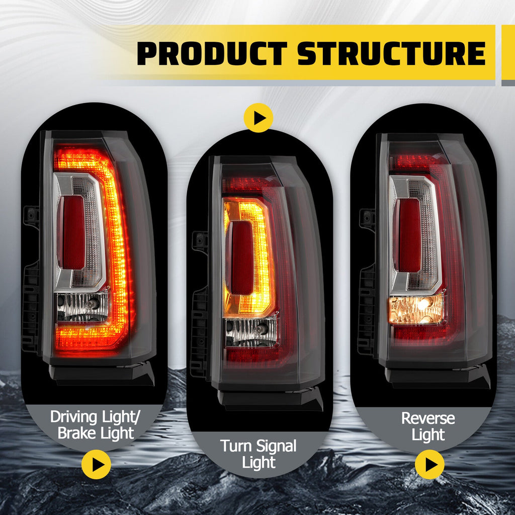 For 2015-2016 2020 GMC Yukon/Yukon XL LED Tail Light Brake Lamp Right Passenger