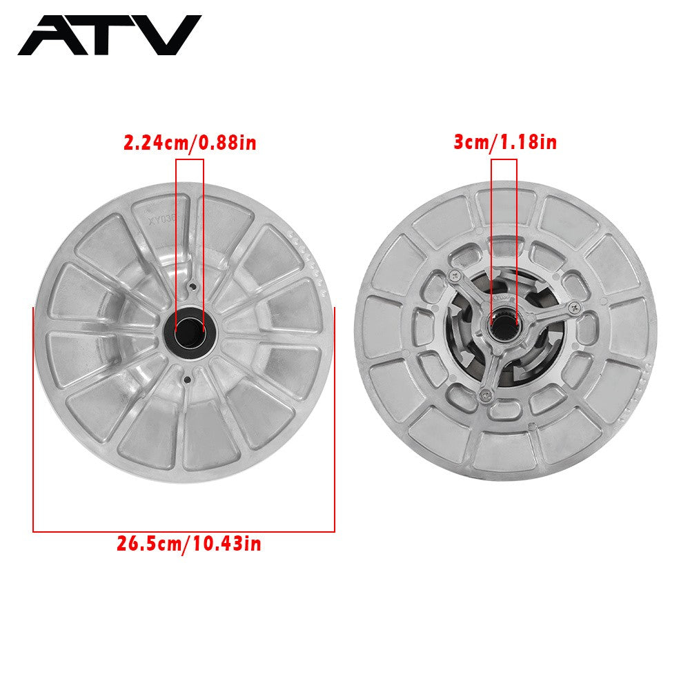 For Polaris RZR Turbo XP 16-20 Secondary Driven Clutch Complete 1000 925cc