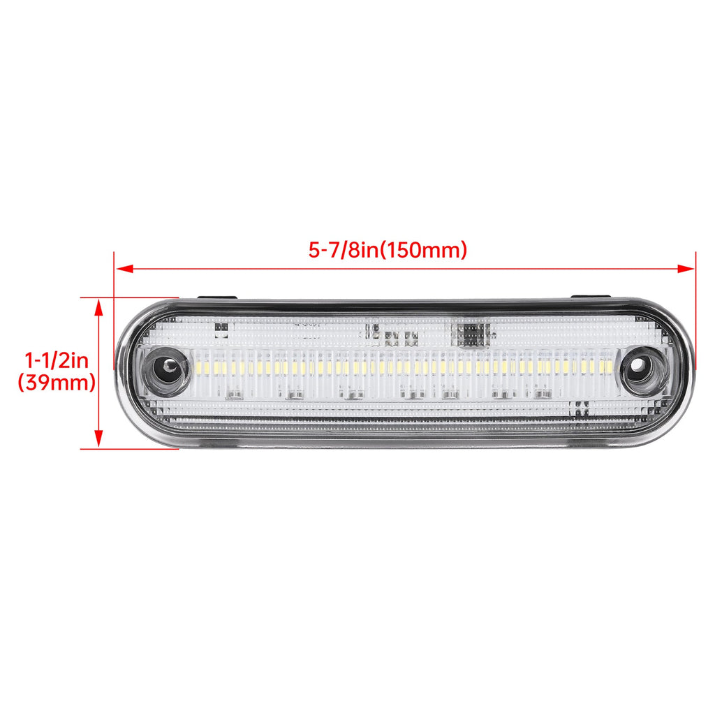 Clear Front + Rear LED Side Marker Light For Mazda Miata MX-5 1990-2005 4PCS NEW