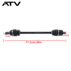2PCS 1332637 Front Left and Right CV Axles Drive Shaft For Polaris Ranger XP 900
