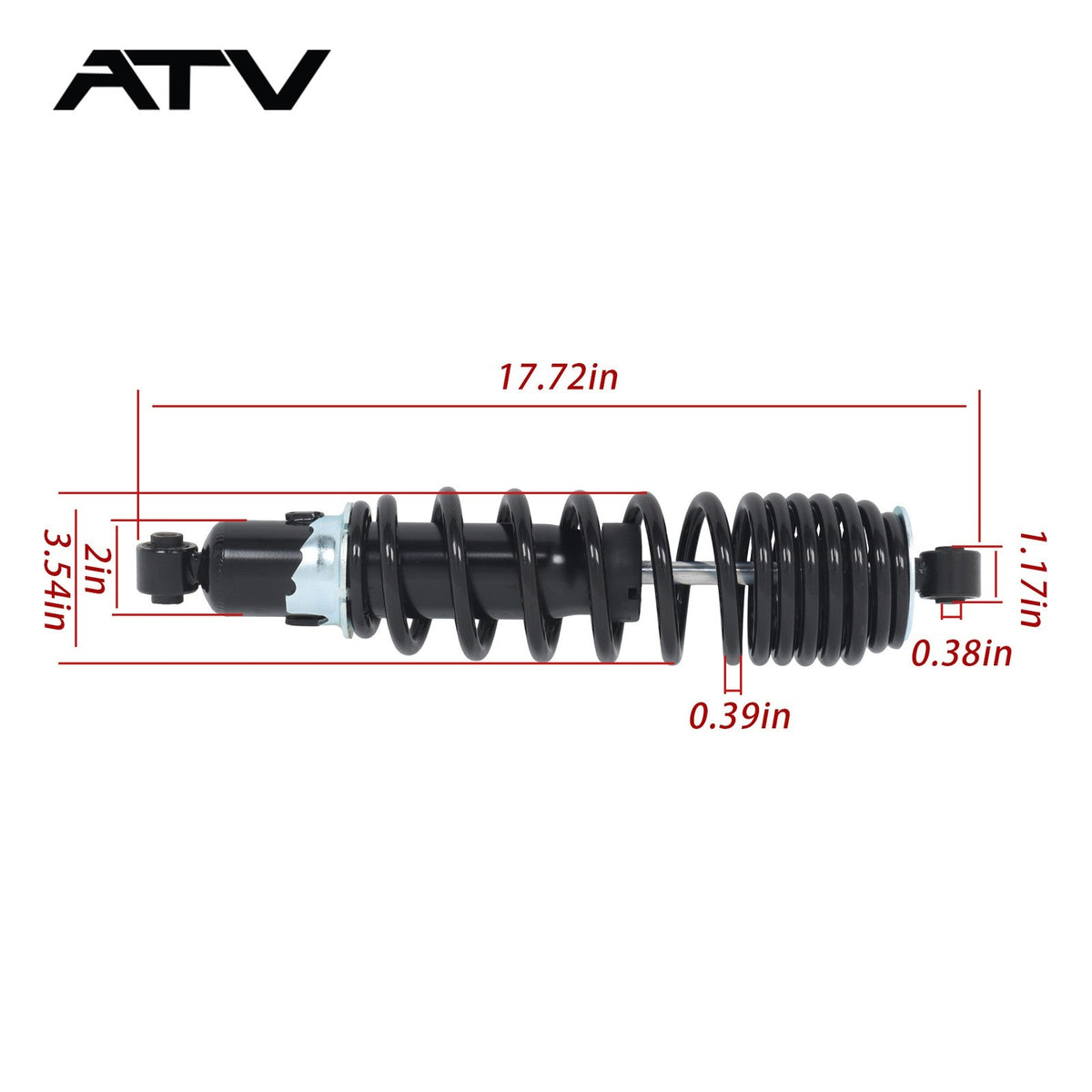 Front Gas Shocks for Polaris RZR 570 2014 RZR 800 7044094 Left & Right ATV NEW