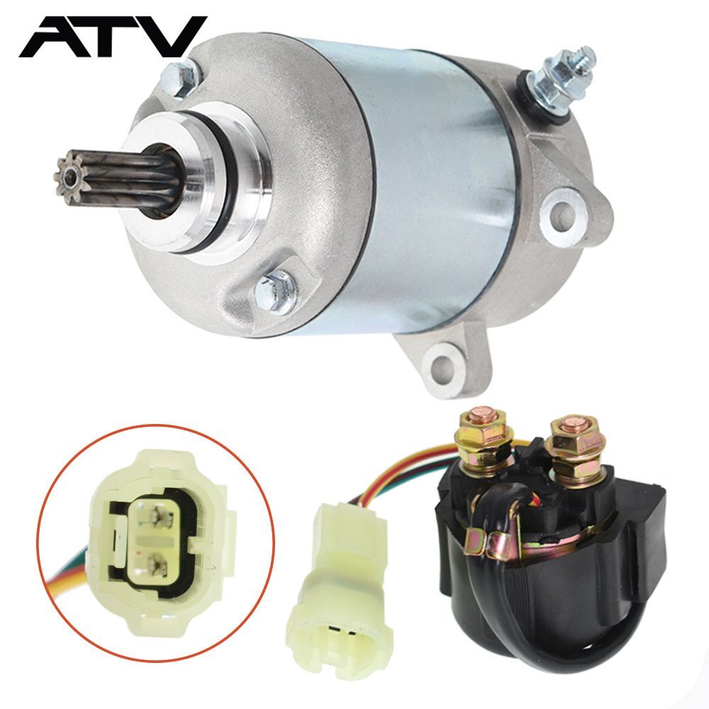 For Honda TRX250TM TRX250 Tm Recon 250 2005-2017 Starter & Relay Solenoid