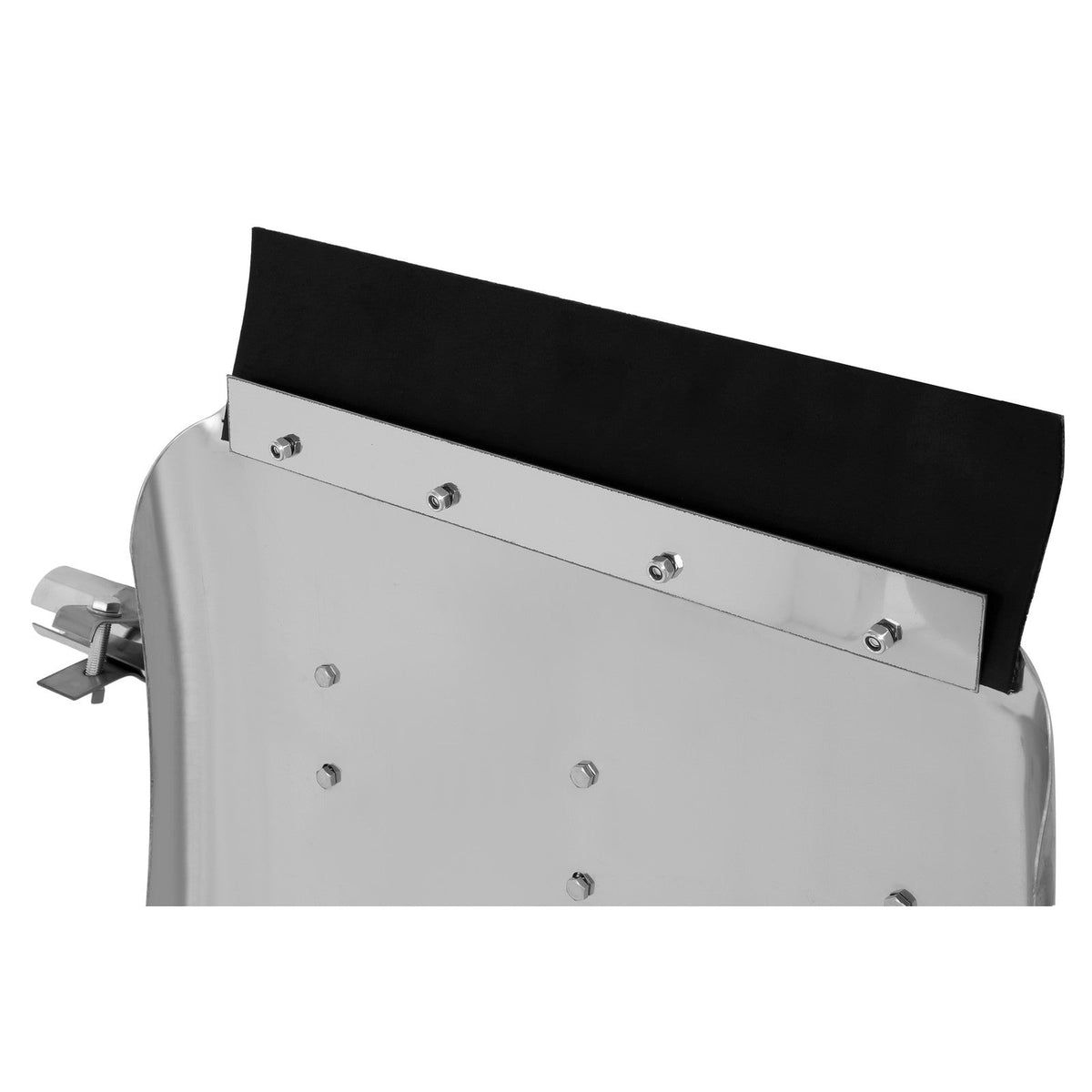 Stainless Quarter Fender Kit Semi Truck W/Tubes and Bracket 24" x 24" Universal
