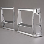 2PCS Set Headlight Door Bezel Trim For Jeep Cherokee 91-96 Comanche 91-92 Chrome