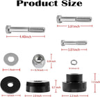 134-10005 Billet Aluminum Body Mount Bushings for 1968-1981 Camaro Nova Chevy II