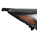 Black Right Passenger Side Headlight Clear Lens Halogen For Ford Focus 2012-2014