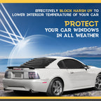 For Ford Mustang 1999-2004 Sun Shade Cover Rear Window Louver Black ABS NEW