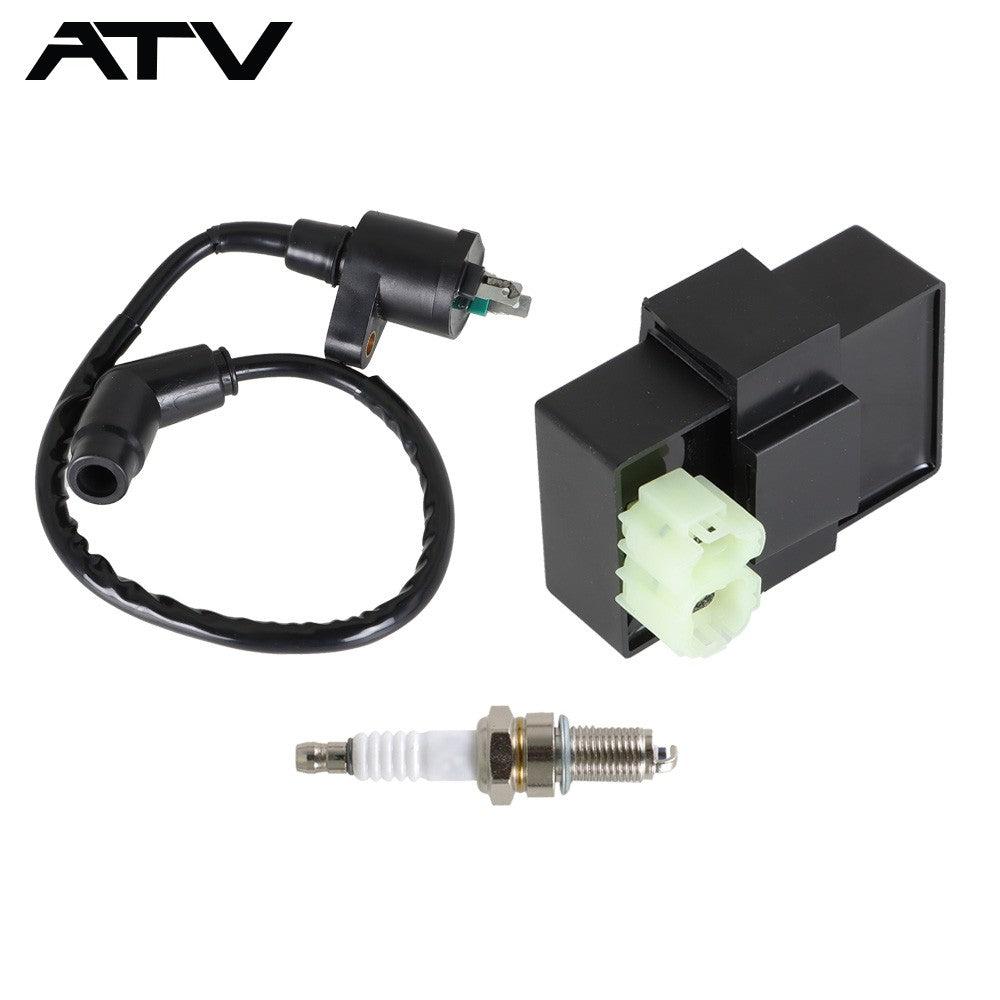 For Honda FourTrax 300 TRX300 FW 2x4 4x4 90-93 Ignition Coil Spark Plug CDI Box