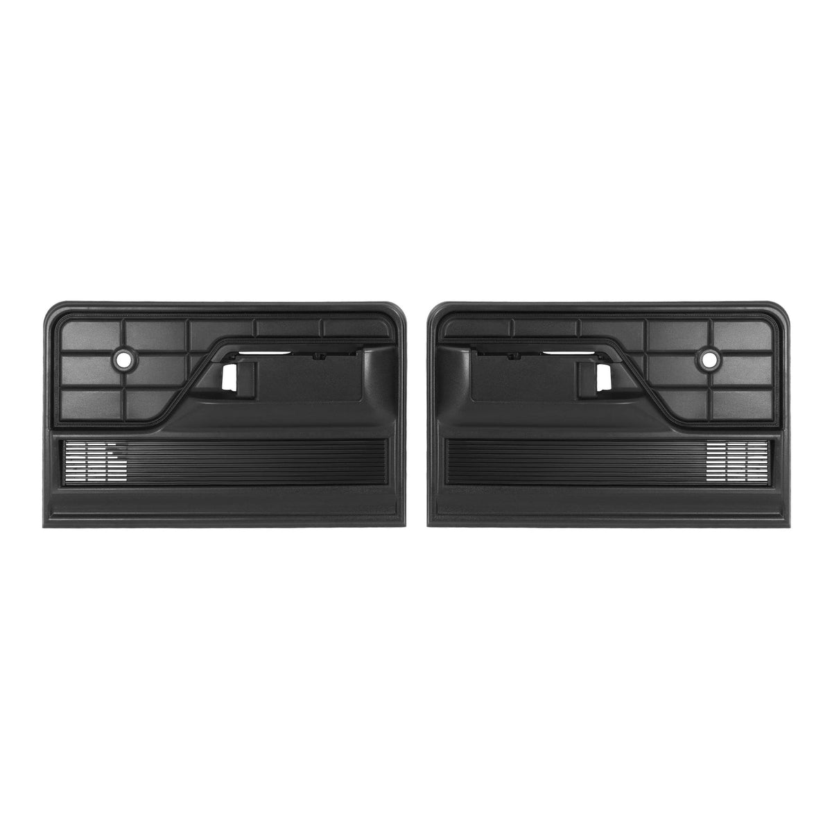Pair Inner Door Panel Kit Black  For Ford F-Series Bronco Truck 1973-1979