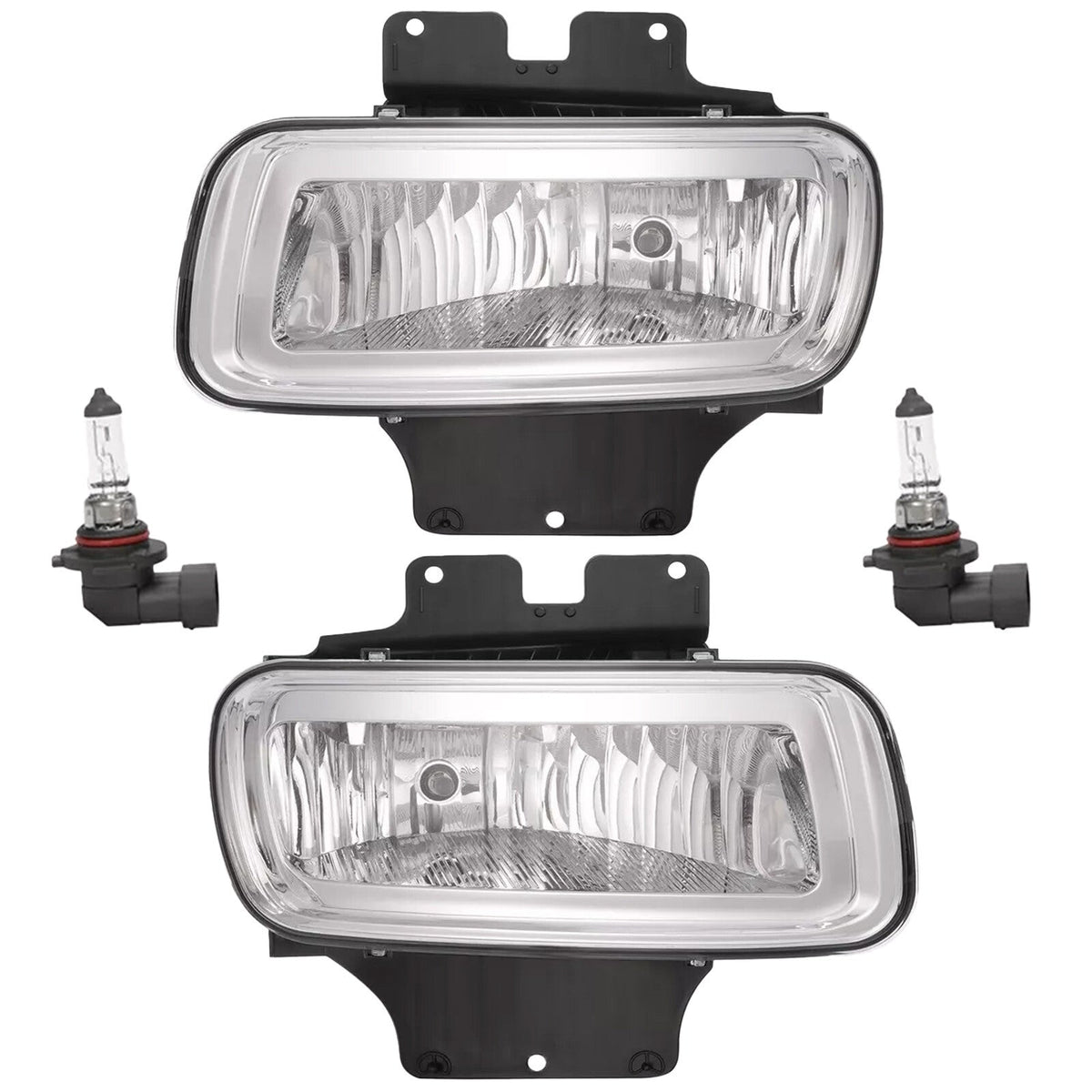 Fog lights For Ford F150 2004 2005 2006 & Lincoln Mark LT 2006 W/ Bulb & Bracket