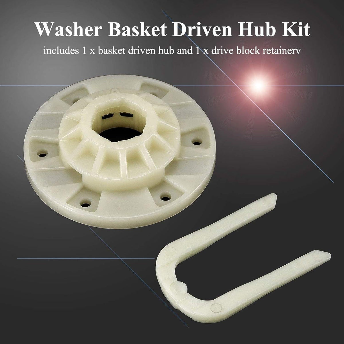 2x W10528947 W10396887 Washer Drive Hub Kit For Whirlpool Maytag Washing Machine