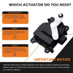 604-885 HVAC Heater Blend Door Actuator for Honda 06-14 Ridgeline 05-10 Odyssey