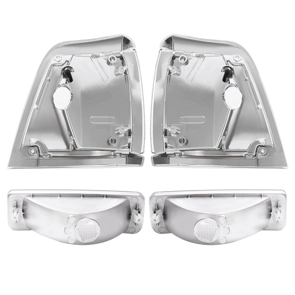 Clear Corner Lights + Bumper Signal Lights For 1992-1995 Toyota Pickup 2WD