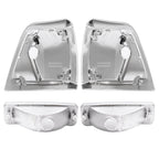 Clear Corner Lights + Bumper Signal Lights For 1992-1995 Toyota Pickup 2WD