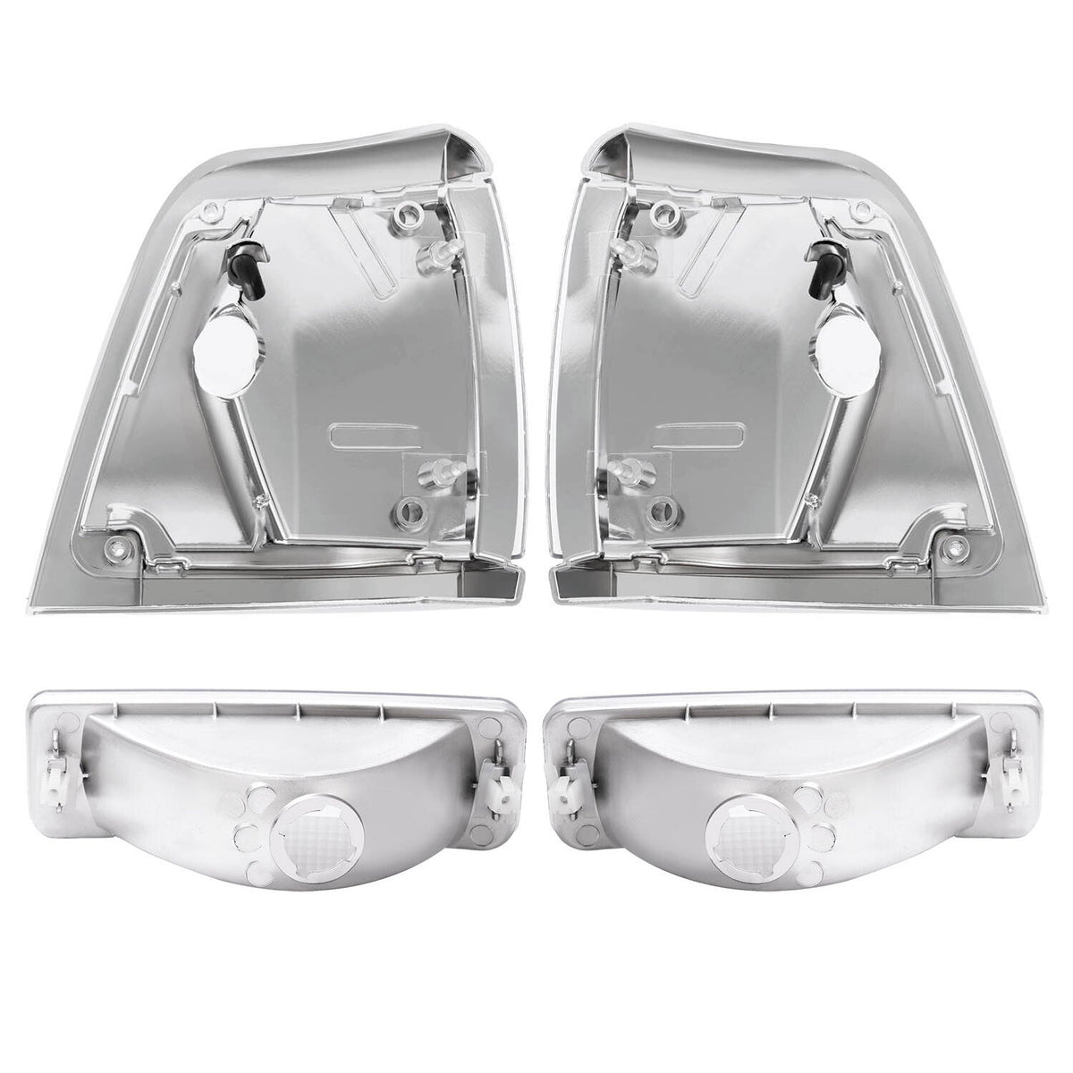 Clear Corner Lights + Bumper Signal Lights For 1992-1995 Toyota Pickup 2WD