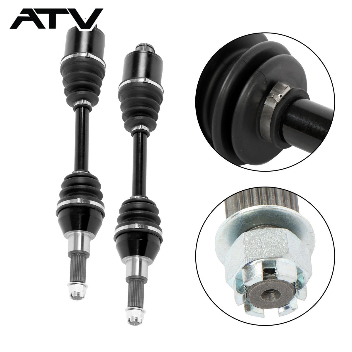 Rear Left Right CV Axles Drive Shaft For Polaris Sportsman 500 4X4 1999-2002