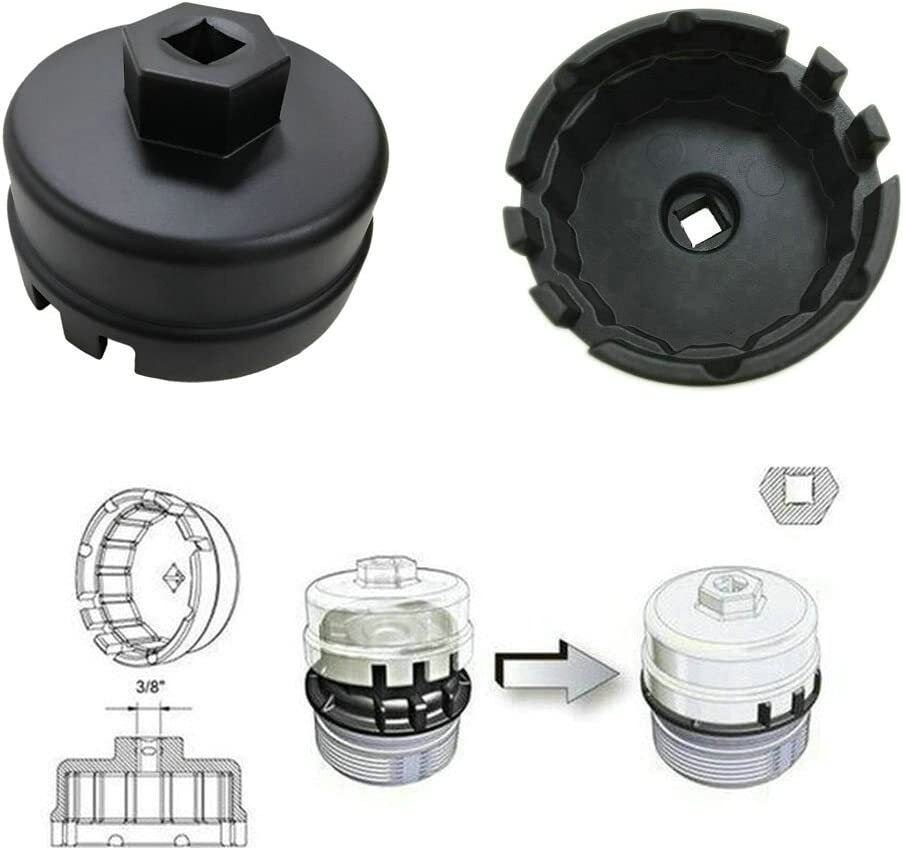 14 Flute Oil Filter Wrench Cap Removal Tool For Toyota Corolla Camry RAV4 Lexus