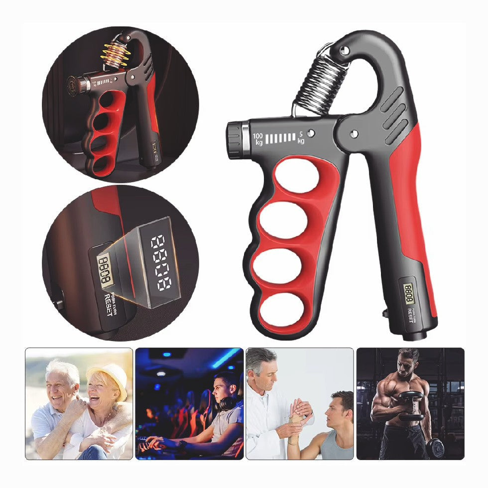 Adjustable Grip Strength Trainer 5‑100kg Hand Gripper for Men & Women | Workout
