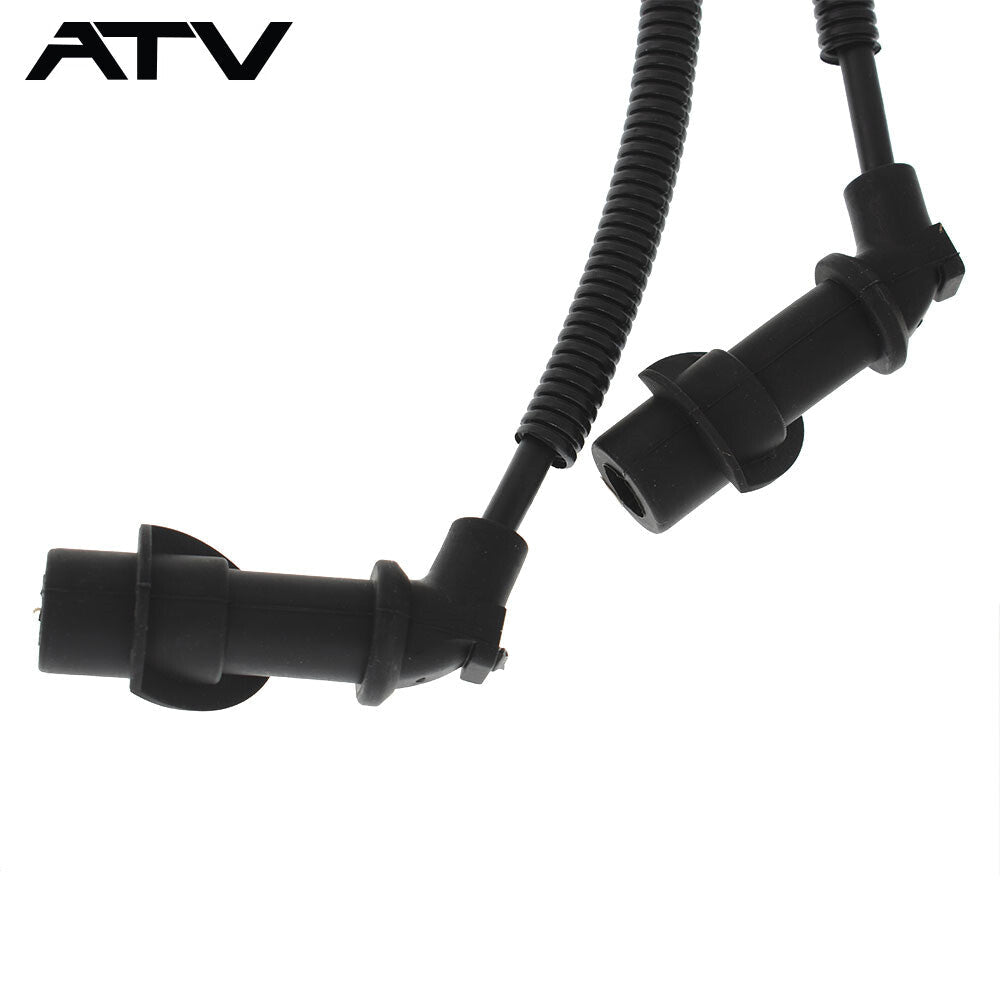 ATV 2×Ignition Coil Spark Plug Caps & Wires For Polaris Ranger 700 RZR