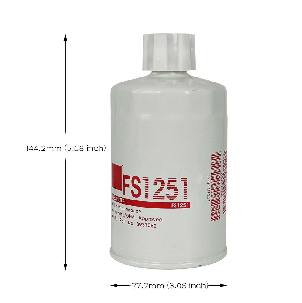 FS1251 Fuel Water Separator Filter for Fleetguard BF1226 33472 3843760 71104220
