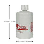 FS1251 Fuel Water Separator Filter for Fleetguard BF1226 33472 3843760 71104220