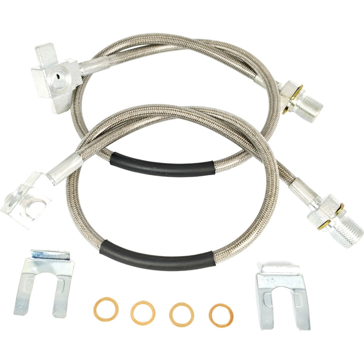 2X Front Extended Brake Line 89340S for Chevy K5 Blazer 1971-1984, 1986-1991