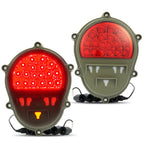 2x LED Brake Lights Lamps New Red Rear Stop Tail Lights For Humvee M998 M35