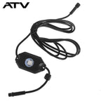 New Bright 4 Pods RGB LED Rock Lights Music Wireless Bluetooth Control